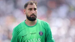 Gianluigi Donnarumma of Paris Saint-Germain reacts during the FIFA Club World Cup 2025 semi-final match against Real Madrid.