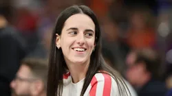 Indiana Fever star Caitlin Clark smiles