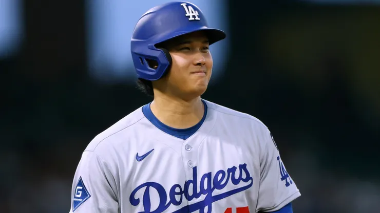 Shohei Ohtani delivers a powerful fastball for a strikeout vs former teammate Mike Trout.