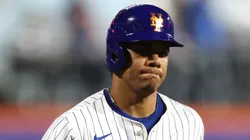 Juan Soto #22 of the New York Mets rounds the bases.