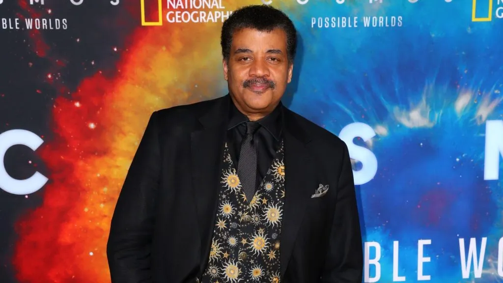 Neil deGrasse Tyson attends National Geographic’s Los Angeles Premiere Of “Cosmos: Possible Worlds” at Royce Hall, UCLA on February 26, 2020. (Source: Joe Scarnici/Getty Images for National Geographic)