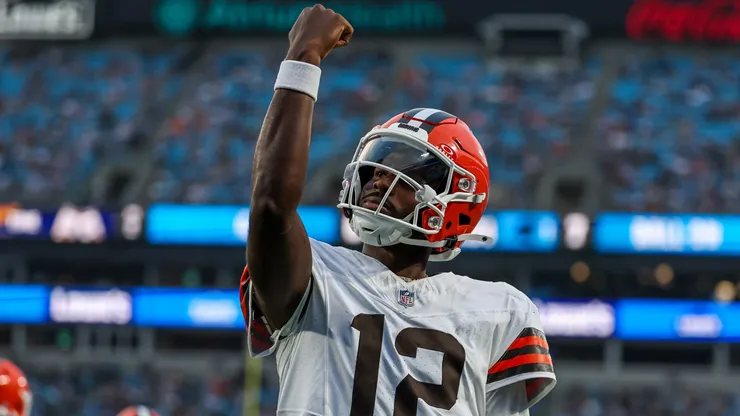 Shedeur Sanders #12 of the Cleveland Browns.