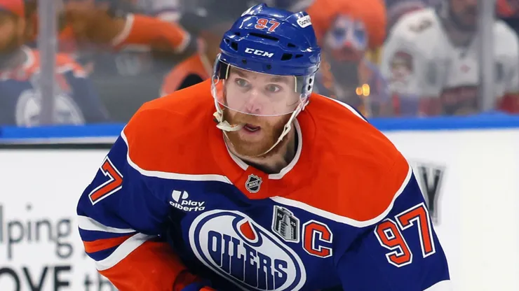 Connor McDavid #97 of the Edmonton Oilers