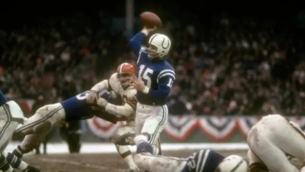 Earl Morrall of the Baltimore Colts. (Source: Getty Images)