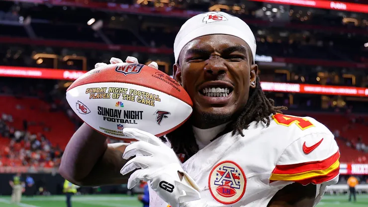 Rashee Rice wide receiver of the Kansas City Chiefs