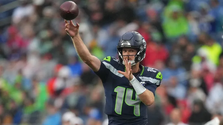 Sam Darnold #14 of the Seattle Seahawks