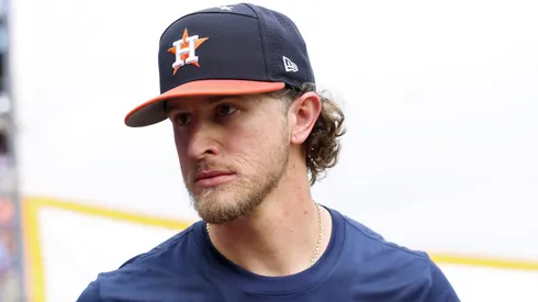 Josh Hader #71 of the Houston Astros walks across the field prior to the MLB All-Star Game at Truist Park on July 15, 2025 in Atlanta, Georgia.