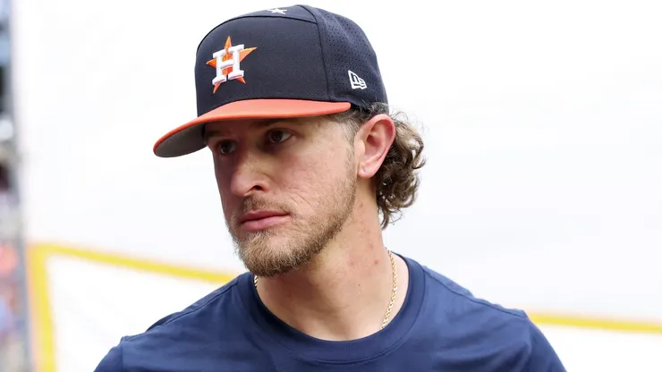 Josh Hader #71 of the Houston Astros walks across the field prior to the MLB All-Star Game at Truist Park on July 15, 2025 in Atlanta, Georgia.