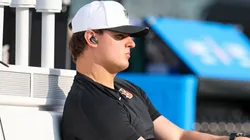 Trey Hendrickson #91 of the Cincinnati Bengals looks on from the bench before the NFL Preseason 2025 game against the Philadelphia Eagles at Lincoln Financial Field on August 7, 2025 in Philadelphia, Pennsylvania.