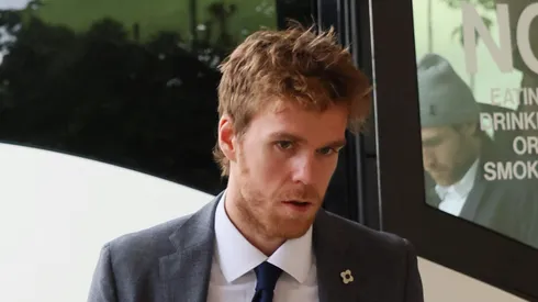 Connor McDavid at Amerant Bank Arena on November 20, 2023.