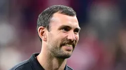 Former Indianapolis Colts player Andrew Luck is seen during the 2022 CFP National Championship Game between the Alabama Crimson Tide and Georgia Bulldogs at Lucas Oil Stadium on January 10, 2022 in Indianapolis, Indiana.