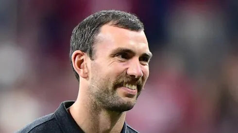Former Indianapolis Colts player Andrew Luck is seen during the 2022 CFP National Championship Game between the Alabama Crimson Tide and Georgia Bulldogs at Lucas Oil Stadium on January 10, 2022 in Indianapolis, Indiana.