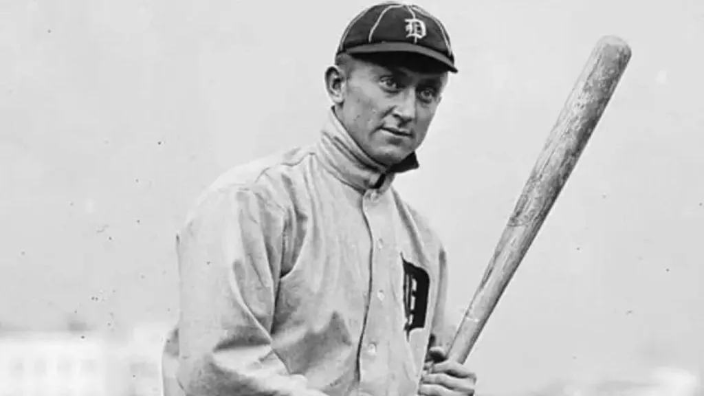 Ty Cobb of the Detroit Tigers. (Source: @OleTimeHardball)