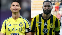 Cristiano Ronaldo of Al Nassr and Karim Benzema of Al-Ittihad.