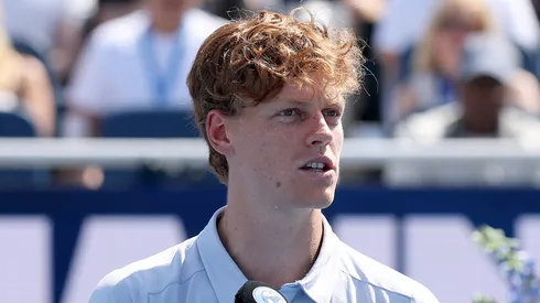 Jannik Sinner after the 2025 Cincinnati final