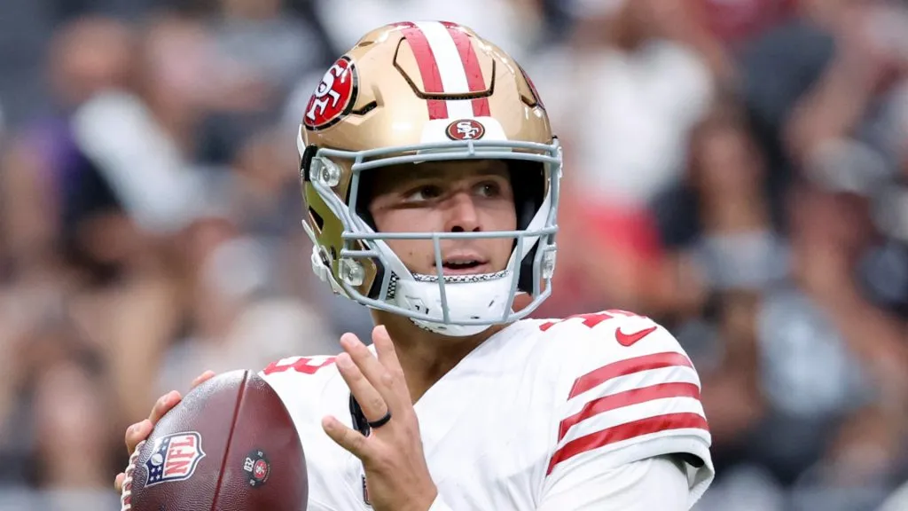 Brock Purdy, the starting QB for the San Francisco 49ers (2025)