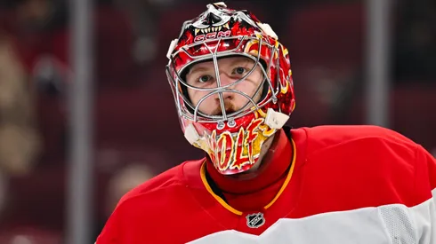 Dustin Wolf, goalie of the Flames