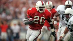 Edward Reed #20 of the Miami Hurricanes carries the ball during the game against the Penn State Nittany Lions at the Orange Bowl in 1999.