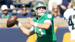 Notre Dame starting QB CJ Carr.