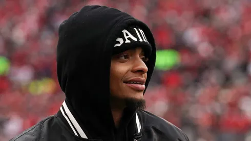 Justin Fields quarterback of the New York Jets