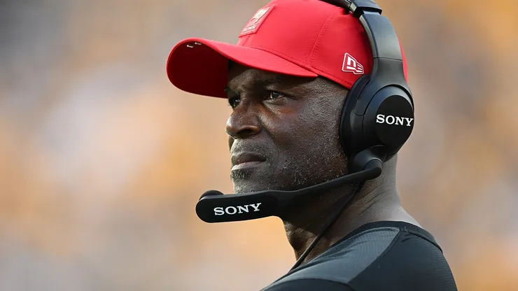 Head coach Todd Bowles of the Tampa Bay Buccaneers
