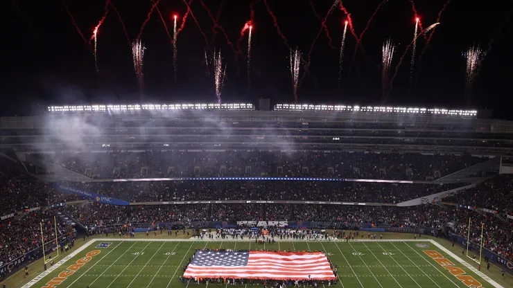 Game between the Seattle Seahawks and the Chicago Bears at Soldier Field.