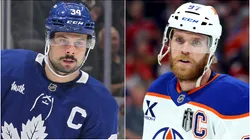 Toronto Maple Leafs' Auston Matthews and Edmonton Oilers star Connor McDavid