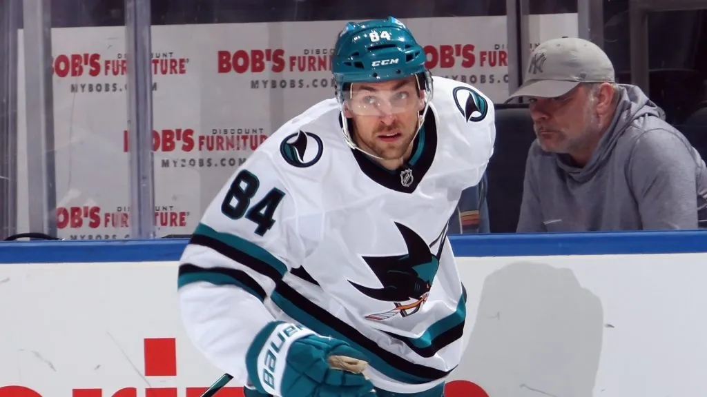Jan Rutta during his stint in the San Jose Sharks