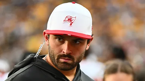Baker Mayfield quarterback of the Tampa Bay Buccaneers