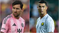 Lionel Messi of Inter Miami and Cristiano Ronaldo of Al Nassr.