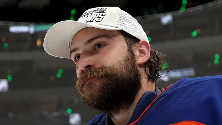 Oilers goaltender Stuart Skinner.
