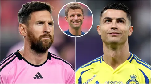 Lionel Messi of Inter Miami and Cristiano Ronaldo of Al Nassr.