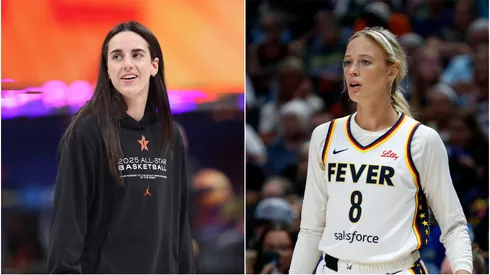 Indiana Fever guards Caitlin Clark and Sophie Cunningham