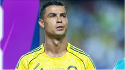 Cristiano Ronaldo of Al Nassr prior a Saudi Pro League game.