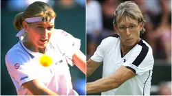 Steffi Graf and Martina Navratilova.