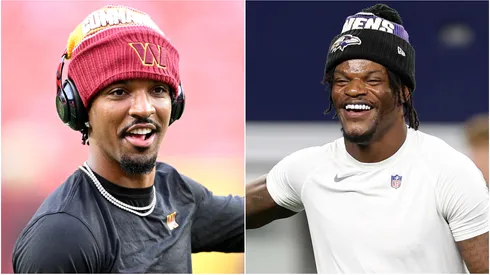 Lamar Jackson and Jayden Daniels.