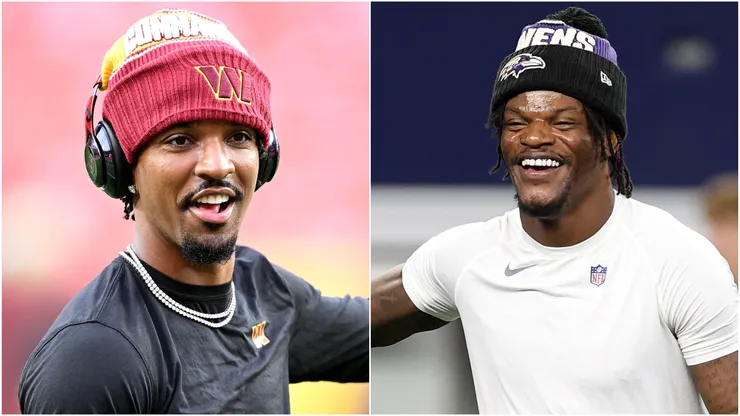Lamar Jackson and Jayden Daniels.