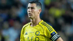 Cristiano Ronaldo of Al-Nassr looks on during to the Saudi Super Cup semi final between Al-Nassr and Al-Ittihad.