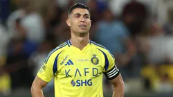 Cristiano Ronaldo of Al Nassr reacts