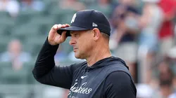 Aaron Boone prior to facing the Braves.