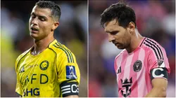 Cristiano Ronaldo of Al Nassr and Lionel Messi of Inter Miami.