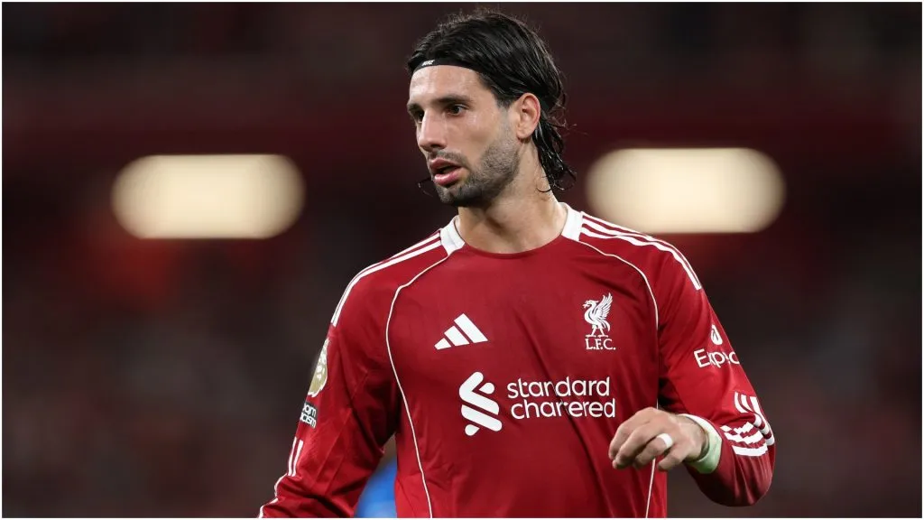 Dominik Szoboszlai playing for Liverpool