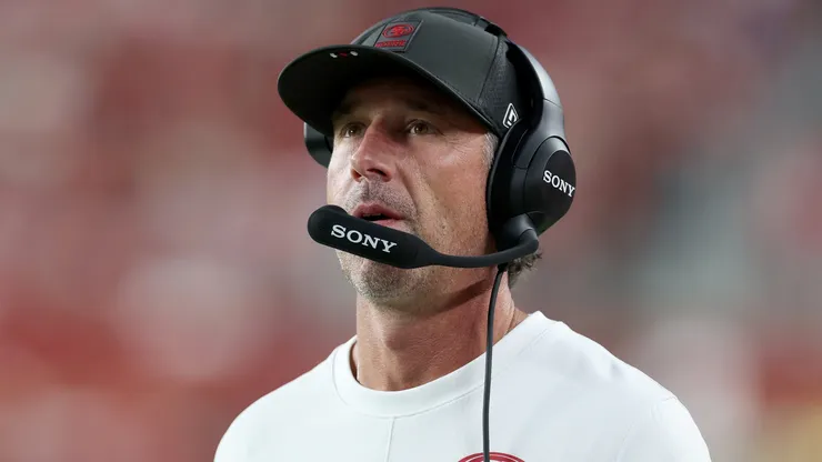 Head coach Kyle Shanahan of the San Francisco 49ers.