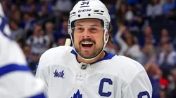 Auston Matthews #34 of the Toronto Maple Leafs