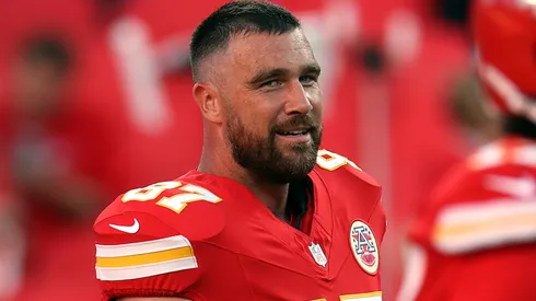 Tight end Travis Kelce #87 of the Kansas City Chiefs