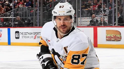 Sidney Crosby during a Penguins game, as the franchise prepares for a potential ownership change.