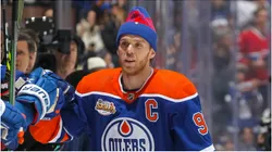 Connor Mcdavid #97 of the Edmonton Oilers at Scotiabank Arena on February 02, 2024 in Toronto, Ontario.