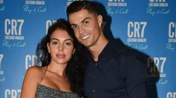 Cristiano Ronaldo and Georgina Rodriguez celebrate the launch of new CR7 Play It Cool in 2019.