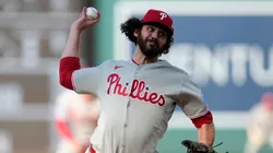 Jordan Romano #68 of the Philadelphia Phillies pitches to the Washington Nationals.
