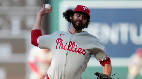 Jordan Romano #68 of the Philadelphia Phillies pitches to the Washington Nationals.